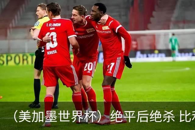 （美加墨世界杯）绝平后绝杀 比利时队3:2逆转塞内加尔队晋级